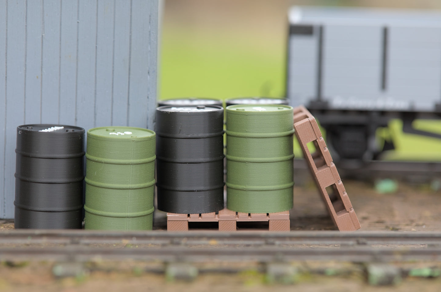 Oil and Diesel Barrels