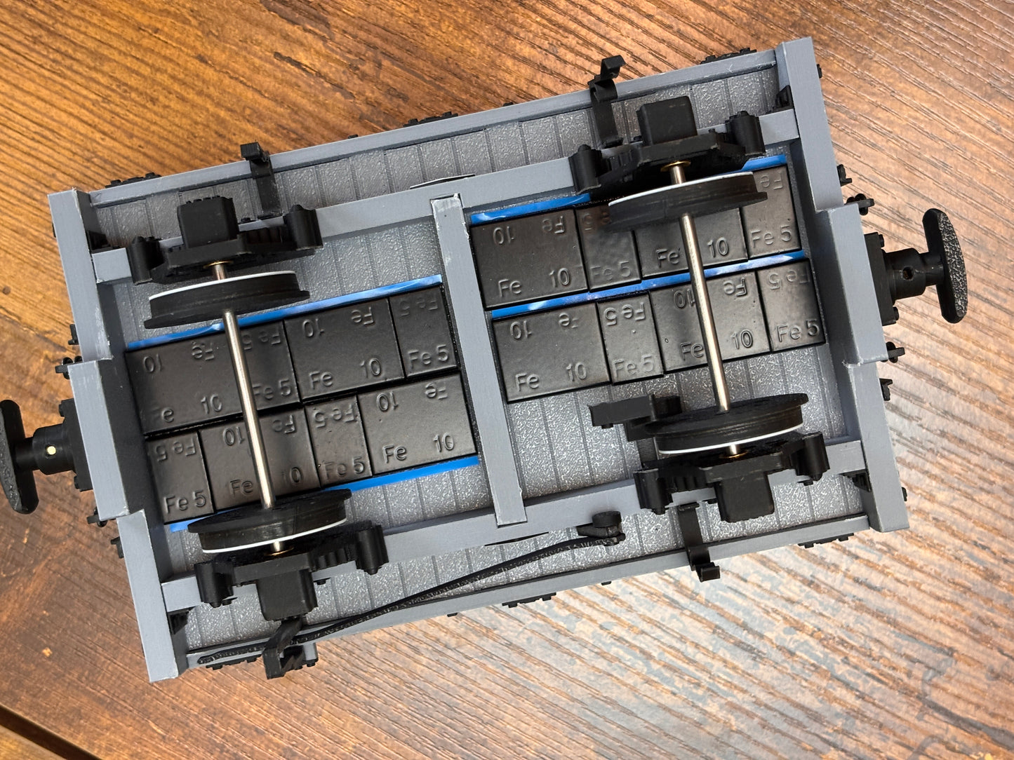 Open Wagon with weights installed