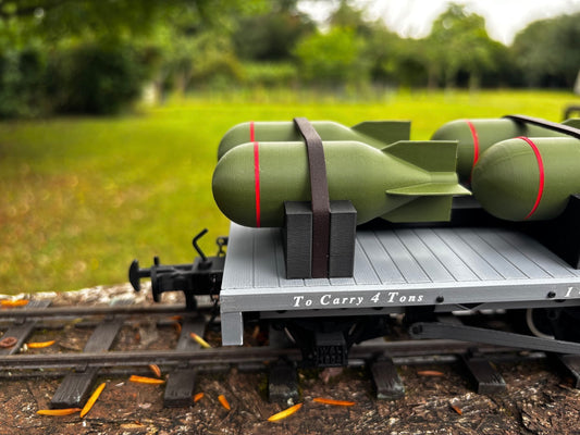 16mm scale bomb load